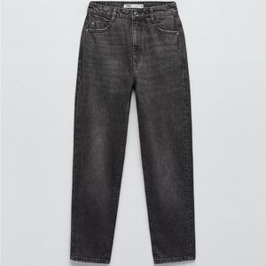 Zara Charcoal Gray Denim Pants